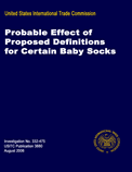 Probable Effect of Proposed Definitions for Certain Baby Socks