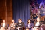 Participants from the 'Industry and Economic Analysis' panel. From left to right, Professor Thomas Prusa, Professor Michael Moore, Michael Ferrantino, Neena Shenai, and Catherine Field.