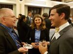 Judge Shaw (USITC), Stefania Pozzi-Porter (USITC Alum), and Clark Cheney (USITC Alum)  at the Centennial reception.  