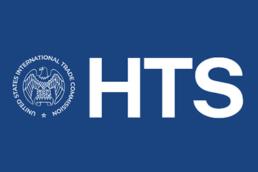 Photo of the USITC seal and the HTS application header